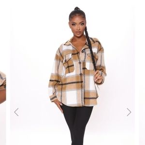 Plaid shirt/shacket | Fashion Nova